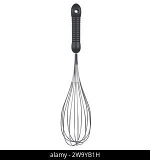 Frusta isolata su sfondo bianco Foto Stock