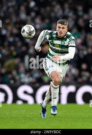 Glasgow, Regno Unito. 30 dicembre 2023. Fai Nawrocki of Celtic durante la partita di Scottish Premiership al Celtic Park, Glasgow. Il credito fotografico dovrebbe leggere: Neil Hanna/Sportimage Credit: Sportimage Ltd/Alamy Live News Foto Stock