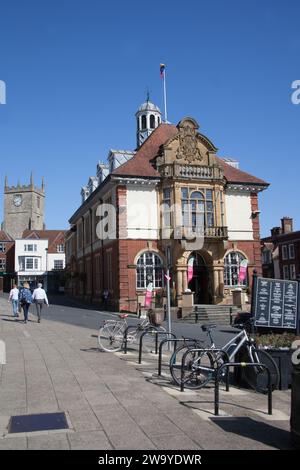 Marlborough, Wiltshire, UK 09 21 2019 il centro della città di Marlborough, Wiltshire, Regno Unito Foto Stock