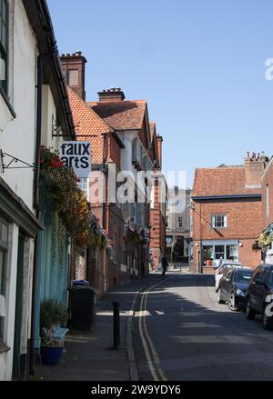 Marlborough, Wiltshire, UK 09 21 2019 il centro della città di Marlborough, Wiltshire, Regno Unito Foto Stock