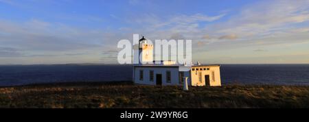 Duncansby Head Lighthouse, Duncansby Head, Caithness, Scozia, Regno Unito Foto Stock