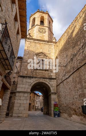 Cantavieja è una città storica della provincia di Teruel, in Spagna Foto Stock