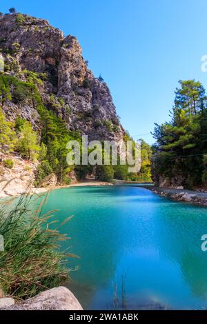 Vista del canyon di Goynuk nella provincia di Antalya, Turchia Foto Stock