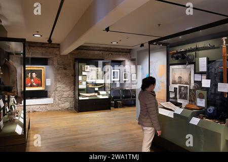 National War Museum all'interno del Castello di Edimburgo nella città di Edimburgo, Scozia, Regno Unito. Foto Stock