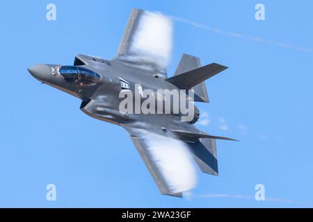 Tanagra Air base - Grecia 5 settembre 2023: Stati Uniti - US Air Force Lockheed Martin F-35A Lightning II al Tanagra Air-Show Foto Stock