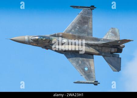 Tanagra Air base - Grecia 5 settembre 2023: General Dynamics F-16AM Fighting Falcon dalla Danimarca - Air Force a Tanagra Foto Stock