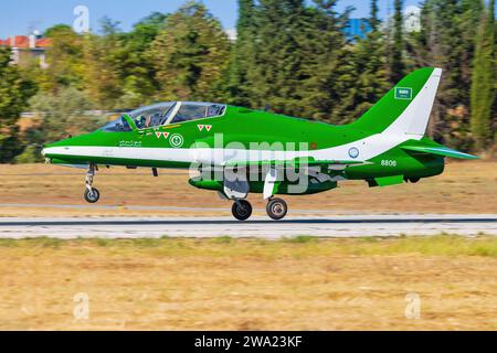 Arabia Saudita - Air Force British Aerospace Hawk Mk.65A al Tanagra Air-Show Foto Stock