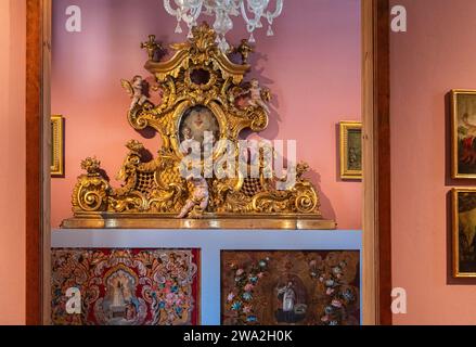 Mostra d'arte barocca, palazzo dei principi vescovi, Museo Diocesano di Bressanone, alto Adige, Italia, 12 giugno 2023 Foto Stock