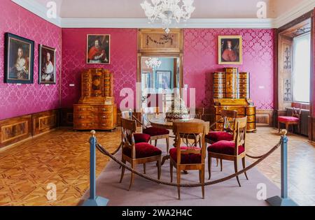 Gli appartamenti dell'Hofburg, palazzo dei principi vescovi, Museo Diocesano di Bressanone, alto Adige, Italia, 12 giugno 2023 Foto Stock