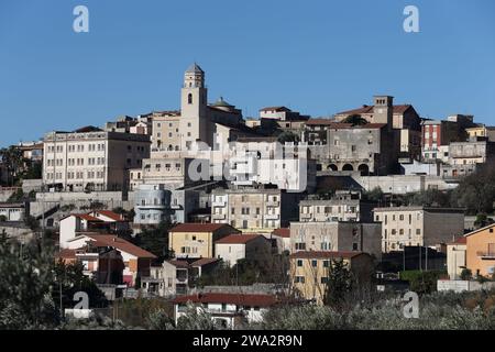 San Vittore del Lazio - 17 dicembre 2023: Veduta del comune in provincia di Frosinone Foto Stock