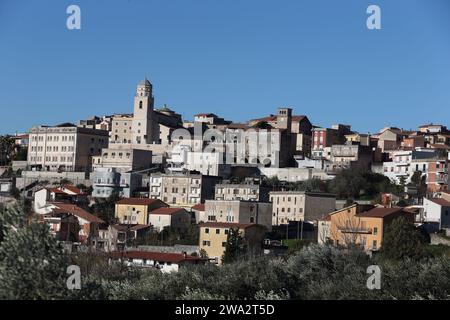 San Vittore del Lazio - 17 dicembre 2023: Veduta del comune in provincia di Frosinone Foto Stock