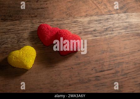 Sweet Love: Dolcetti a forma di cuore per San Valentino Foto Stock