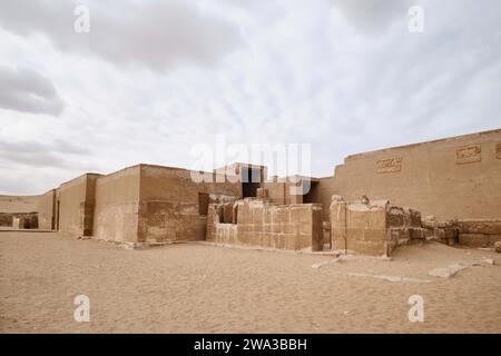 Saqqara, Egitto - 2 gennaio 2024: La mastaba di Mereruka nella necropoli di Saqqara Foto Stock