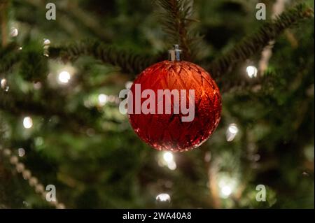 Decorazioni natalizie invernali stagionali non cristiane Foto Stock