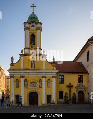 La chiesa dell'ospedale Szent Rókus Budapest, Ungheria Foto Stock