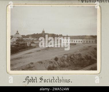 Lappeenranta in Finlandia visto da una parte più alta., 1898 Fotografia di AmendkiNetherlands paper. supporto fotografico per la stampa di albumi Foto Stock
