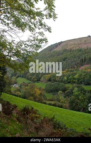 Horseshoe Pass, vicino a Llangollen, Galles Foto Stock