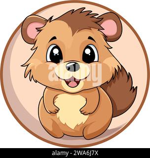 Hamster Vector Art Illustrazione Vettoriale