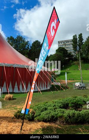 Banner per Preston Guild 2012. Miller Park, Preston. Foto Stock