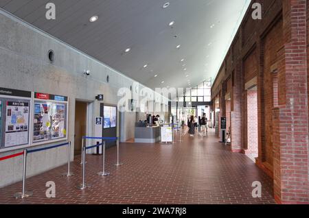 All'interno del Toyota commemorative Museum of Industry and Technology di Nagoya, Giappone. Foto Stock