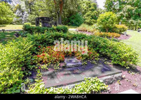 Louisville, Kentucky, USA. 28 maggio 2022. Tomba della leggenda della boxe Muhammad Ali (Credit Image: © Walter G Arce Sr Grindstone medi/ASP) SOLO USO EDITORIALE! Non per USO commerciale! Foto Stock