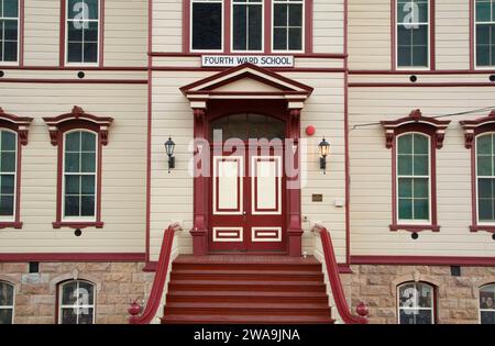 Quarta Scuola Ward, Virginia City, Nevada Foto Stock