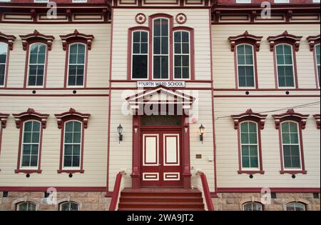 Quarta Scuola Ward, Virginia City, Nevada Foto Stock