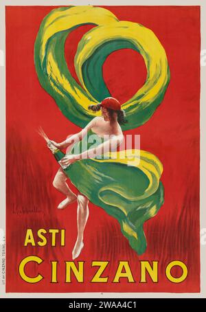 Asti Cinzano di Leonetto Cappiello (1875-1942). Poster pubblicato nel 1916 in Italia. Foto Stock