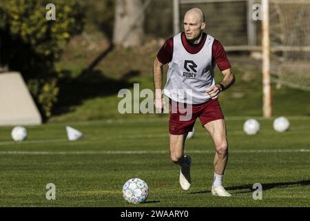 Mijas, Paesi Bassi. 3 gennaio 2024.Training NEC a Mijas. NEC Bram Nuytinck. Credito: Pro Shots/Alamy Live News Foto Stock