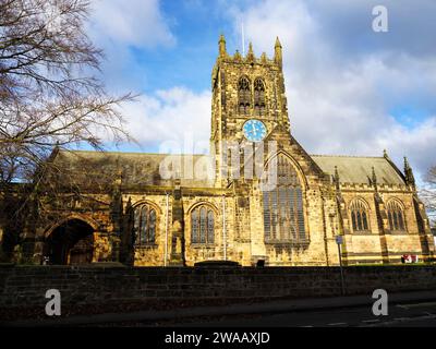 La Church of All Saints, edificio classificato di primo grado a Northallerton, North Yorkshire, Inghilterra Foto Stock