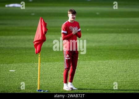 Koeln, Deutschland. 3 gennaio 2024. Jaka Cuber Potocnik (1. FC K?ln) 1. FC K?ln, formazione 03.01.2024 credito: dpa/Alamy Live News Foto Stock