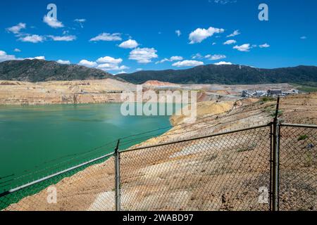 Berkeley Pit a Butte, Montana Foto Stock