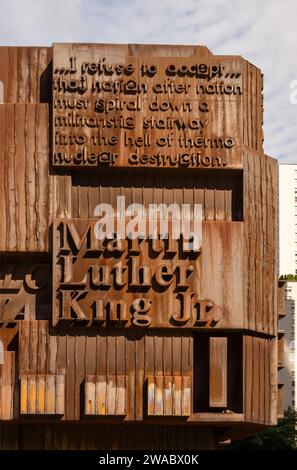 Martin Luther King Jr, scuola superiore per le arti nel westside di Manhattan NYC Foto Stock