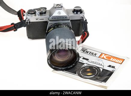 Fotocamera reflex classica Pentax K1000 Foto Stock