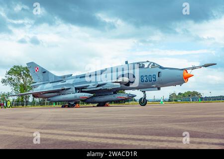 Air Force polacca su-22 al RIAT 2023 Foto Stock