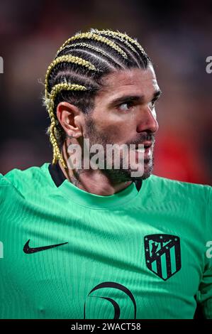 Girona, Spagna. 3 gennaio 2024. Rodrigo De Paul (Atletico de Madrid) durante una partita della Liga EA Sports tra Girona FC e Atletico de Madrid all'Estadio Municipal de Montilivi, a Girona, Spagna, il 3 gennaio 2024. (Foto/Felipe Mondino) credito: Agenzia fotografica indipendente/Alamy Live News Foto Stock