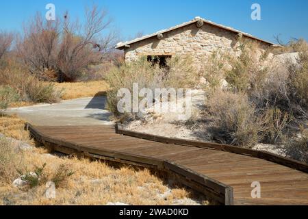 Longstreet Cabin, Ash Meadows National Wildlife Refuge, Nevada Foto Stock