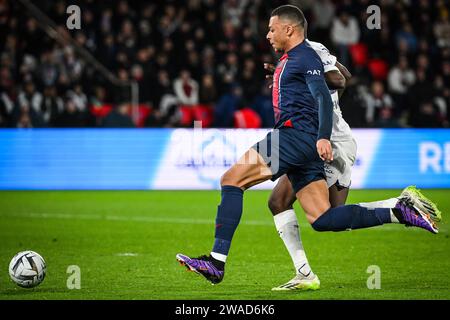 Parigi, Francia. 3 gennaio 2024. Kylian MBAPPE del PSG durante il Trophee des Champions 2023, partita di calcio tra Paris Saint-Germain e Toulouse FC il 3 gennaio 2023 allo stadio Parc des Princes di Parigi, Francia - foto Matthieu Mirville/DPPI Credit: DPPI Media/Alamy Live News Foto Stock