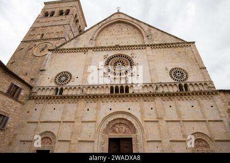 Cattedrale di San Rufino - Assisi - Italia Foto Stock