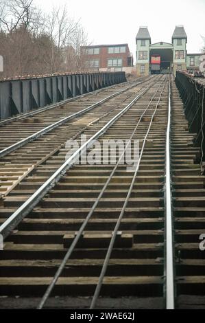 Duquesne Incline a Pittsburgh, Pennsylvania, USA Foto Stock