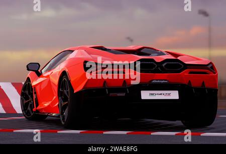 Lamborghini Revuelto è il successore del modello Aventador Foto Stock