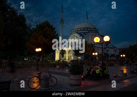 Bella moschea a Shkoder Albania Foto Stock