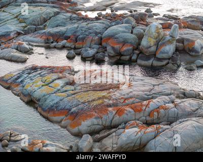 Le bellissime formazioni rocciose in una zona costiera Foto Stock