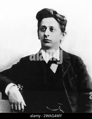 Alexander von Zemlinsky. Ritratto del compositore, direttore d'orchestra e insegnante austriaco, Alexander Zemlinsky o Alexander von Zemlinsky (1871-1942), c. 1900 Foto Stock