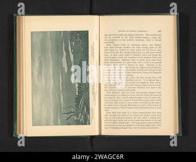 Vista da St Regis Mountain, Seneca Ray Stoddard, stampa fotomeccanica del 1891 Saint Regis Mountain paper collotipo paesaggi con acque, paesaggi acquatici, paesaggi marini (nella zona temperata) Foto Stock