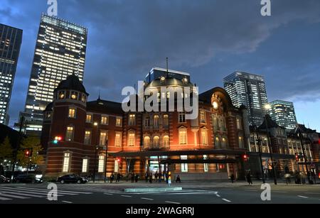 Stazione ferroviaria vecchia di Tokyo Marunouchi Foto Stock