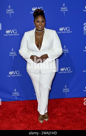 Palm Springs, Stati Uniti. 4 gennaio 2024. PALM SPRINGS, STATI UNITI. 4 gennaio 2024: Danielle Brooks al 35° Palm Springs International Film Festival Awards. Credito immagine: Paul Smith/Alamy Live News Foto Stock