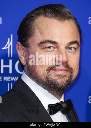 Palm Springs, Stati Uniti. 4 gennaio 2024. PALM SPRINGS, RIVERSIDE COUNTY, CALIFORNIA, USA - 04 GENNAIO: Leonardo DiCaprio arriva alla 35a edizione del Palm Springs International Film Festival Film Awards tenutasi al Palm Springs Convention Center il 4 gennaio 2024 a Palm Springs, Riverside County, California, Stati Uniti. (Foto di Xavier Collin/Image Press Agency) credito: Image Press Agency/Alamy Live News Foto Stock