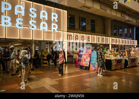 Pasar Besar al mercato centrale, Kuala Lumpur, Malesia Foto Stock