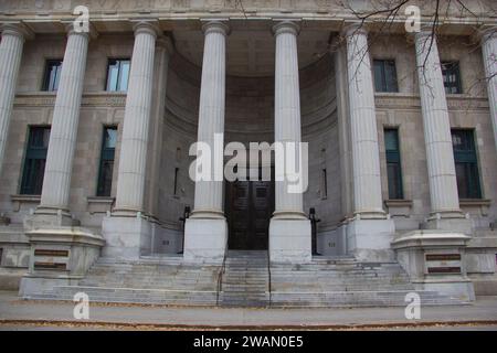 Vecchio tribunale di Montreal Foto Stock